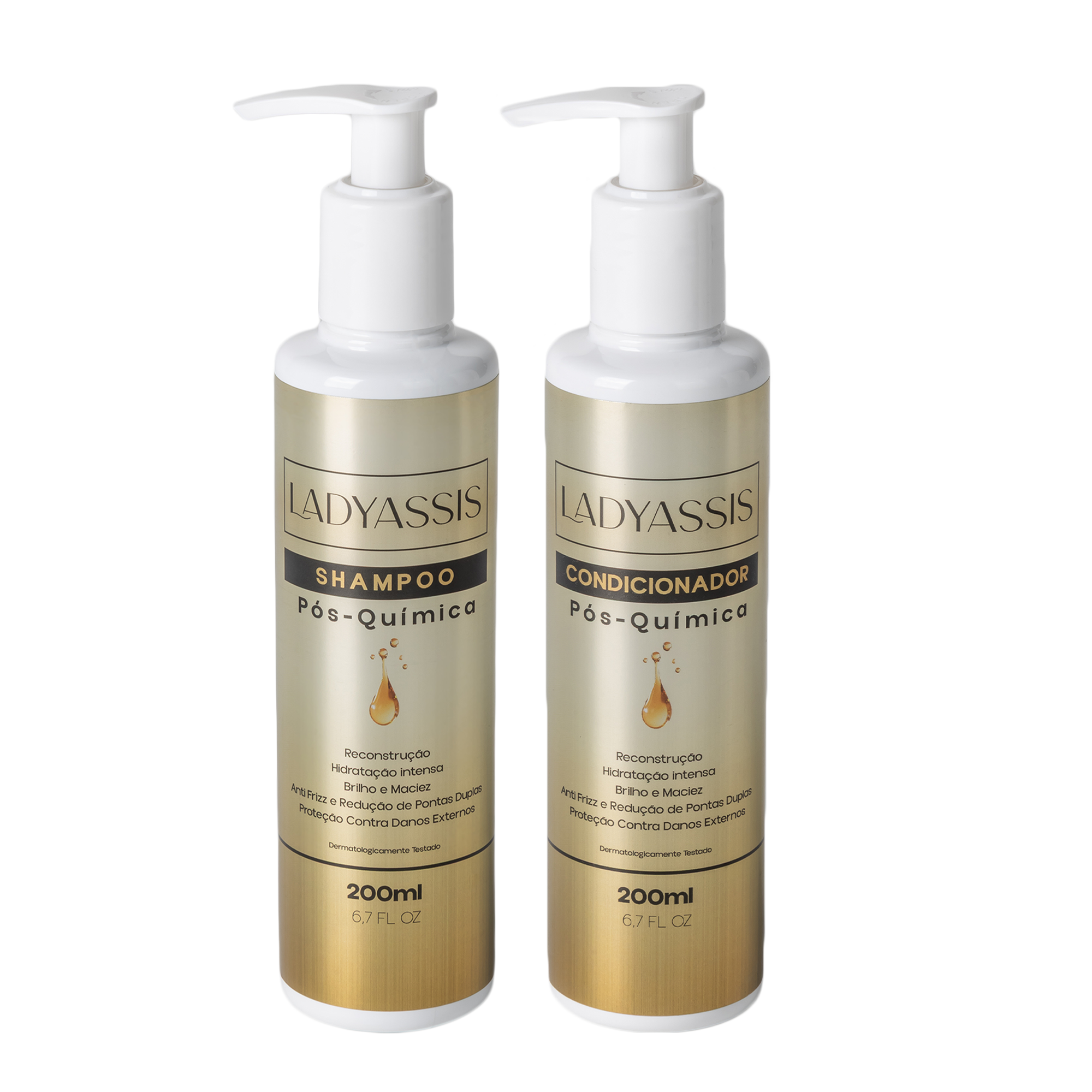 Kit Shampoo + Condicionador Pós-Química LadyAssis